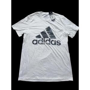 Men’s Adidas Amplifier Tee White Short Sleeve T-Shirt Size Small New